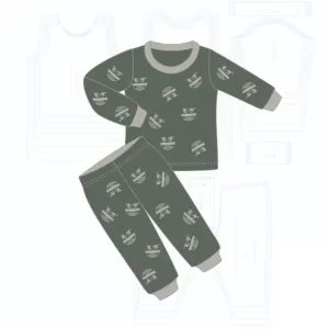 Molde Pijama Infantil De Inverno