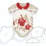 Molde Body Bebê Com Abertura Nas Costas