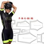 Molde Macaquinho Ciclismo Feminino