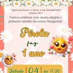 Convite Animado Girassol Video Mp4