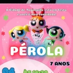 Convite Animado As Meninas Superpoderosas