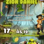 Convite Animado Shrek em Video Mp4