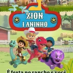 Convite Animado Fazendinha Dinossauro