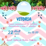 Convite Virtual Animado Jardim Encantado