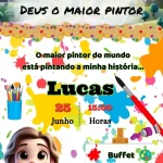 Convite Animado Com Tema de Deus