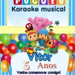Convite Virtual Animado Tema Pocoyo