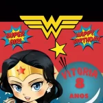 Convite Animado DC Super Hero Girls