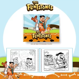Arquivo digital Livro de Colorir Flintstones PDF para imprimir e pintar