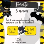 Convite Virtual Animado Batman Baby