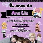 Convite Virtual Animado BTS em Vídeo