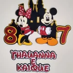 Bolo Mickey e Minnie Juntos Studio