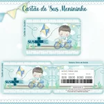 Cartão SUS Digital Menininho Andando de Bicicleta