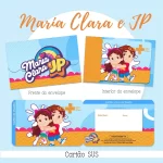 Cartão SUS Personalizado Maria Clara e Jp