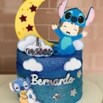 Topo de Bolo Bebe Stitch Studio