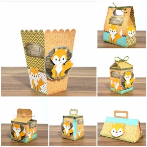 Arquivo de Corte Silhouette Raposinha Studio – tema de floresta para imprimir e decorar com estilo.