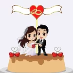 Arquivo Digital Topo de Bolo Casamento Studio