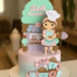 Arquivo Digital Topper de Bolo Confeitaria Studio