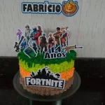 Arquivo Digital Topper de Bolo Fortnite