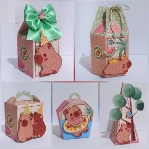 Arquivo de corte Capivara Studio e PDF – molde digital para impressão e plotter.