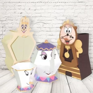 Decoração de Aniversário da Bela e a Fera Studio para festa infantil temática