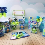 Decoração Festa Monstros S.A Studio e PDF