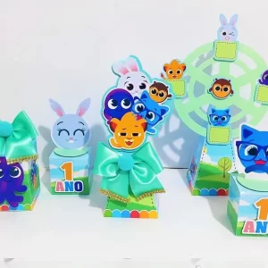 Arquivo digital de corte Bolofofos Studio para toppers, lembrancinhas e enfeites de festa infantil temática.