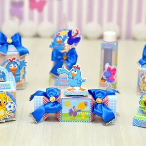 Arquivo de corte Silhouette Galinha Pintadinha Studio para topper de bolo e decoração de festa infantil.