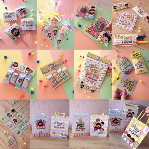 Decoração Festa Dia das Crianças PNG e PDF para festas temáticas e lembrancinhas alegres.