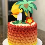 Decoração Topo De Bolo Tucano Studio