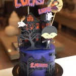 Decoração Topo de Bolo Halloween Studio