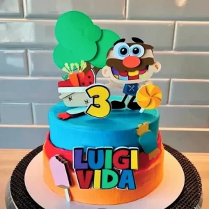 Decoração topo de bolo José Comilão arquivo de corte Studio para imprimir