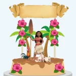 Decoração Topo de Bolo Moana Adulto Studio