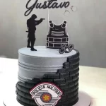 Decoração Topper de Bolo Polícia Militar Studio