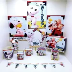 Decoração de Aniversário Tema Snoopy Studio, PNG e PDF