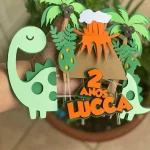 Tema Topper de Bolo de Dinossauros Studio