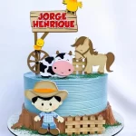 Topo de Bolo Animais da Fazenda Studio