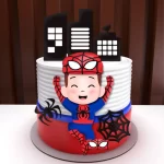 Topo de Bolo Homem Aranha Baby Studio