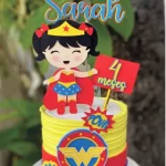 Topo de Bolo Mulher Maravilha Baby Studio