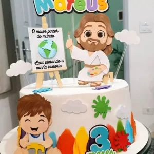 Topo de bolo O Maior Pintor do Mundo arquivo de corte Studio para imprimir