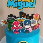 Topo de Bolo Vingadores Baby Studio