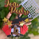 Topper de Bolo Futebol para Imprimir Studio