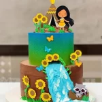 Topper de Bolo Pocahontas Para Imprimir Studio