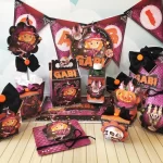 Enfeite de Mesa Halloween Studio, PNG e PDF