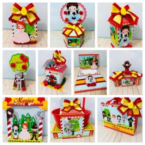 Arquivo digital de corte Mágico de Oz Studio para toppers, lembrancinhas e enfeites de festa infantil temática.