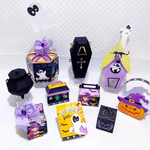 Arquivo digital de corte Halloween Studio e PDF para decoração de aniversário infantil temática.