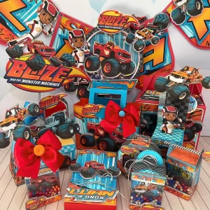 Arquivo de corte Blaze em Studio, PNG e PDF para festa infantil.