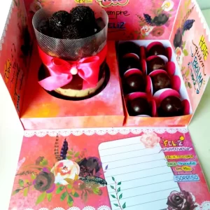 Caixa floral em arquivo de corte Studio e PDF para decoração para imprimir e lembrancinhas.