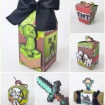 Decoração Tema Minecraft Studio, Png e Pdf