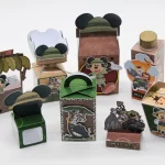 Mickey Safari Decoração Festa Studio, PNG e PDF