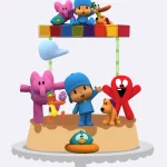 Tema Topo de Bolo Pocoyo Studio